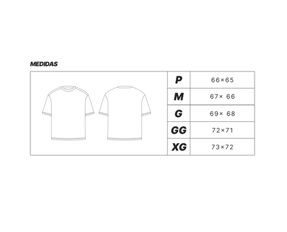 Camiseta Boxy "Leopard" Off-white
