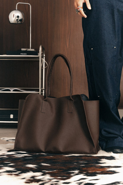 Bolsa de couro "DOSSIER"