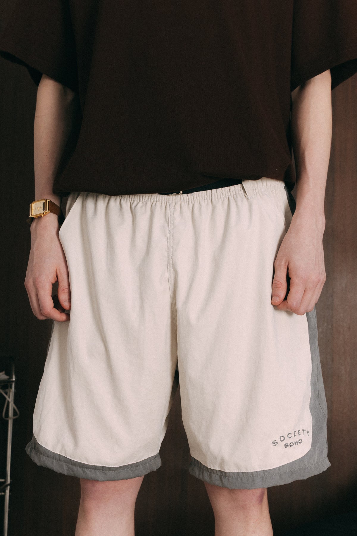 Short "SOCIETY" Off-white