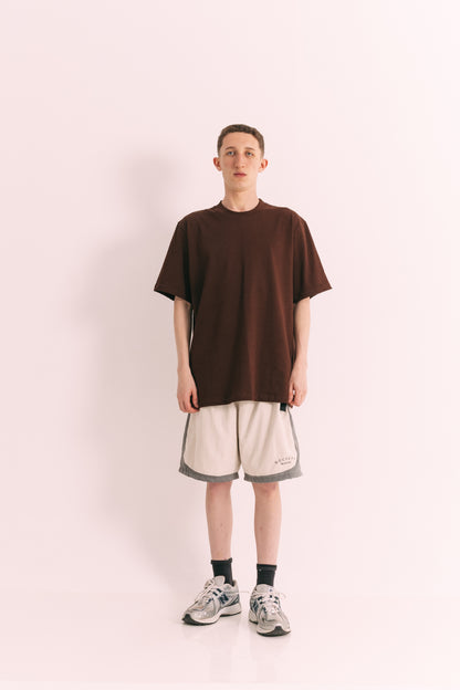 Camiseta oversized "BRASÃO" Marrom