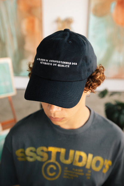 Boné Dad Hat "Slogan" Azul Marinho