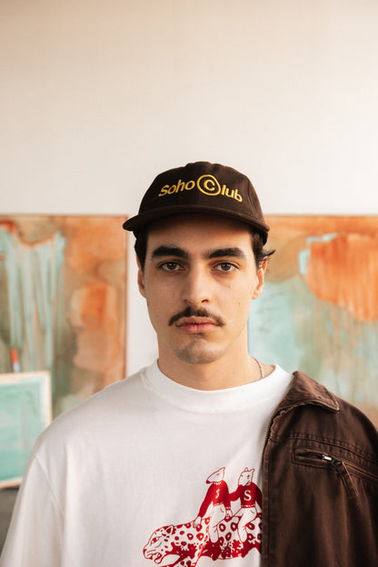 Boné 6-panel "Trademark" Marrom