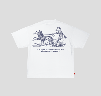Camiseta Boxy "A Walk in the Park" Off-white