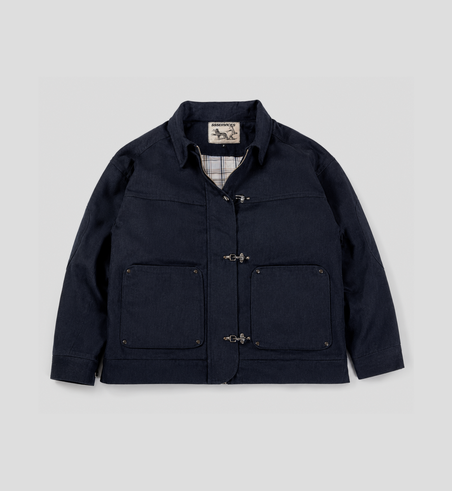 Jaqueta 'Clasp Metal' Raw Jeans