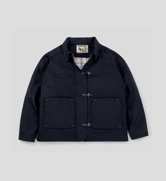 Jaqueta 'Clasp Metal' Raw Jeans